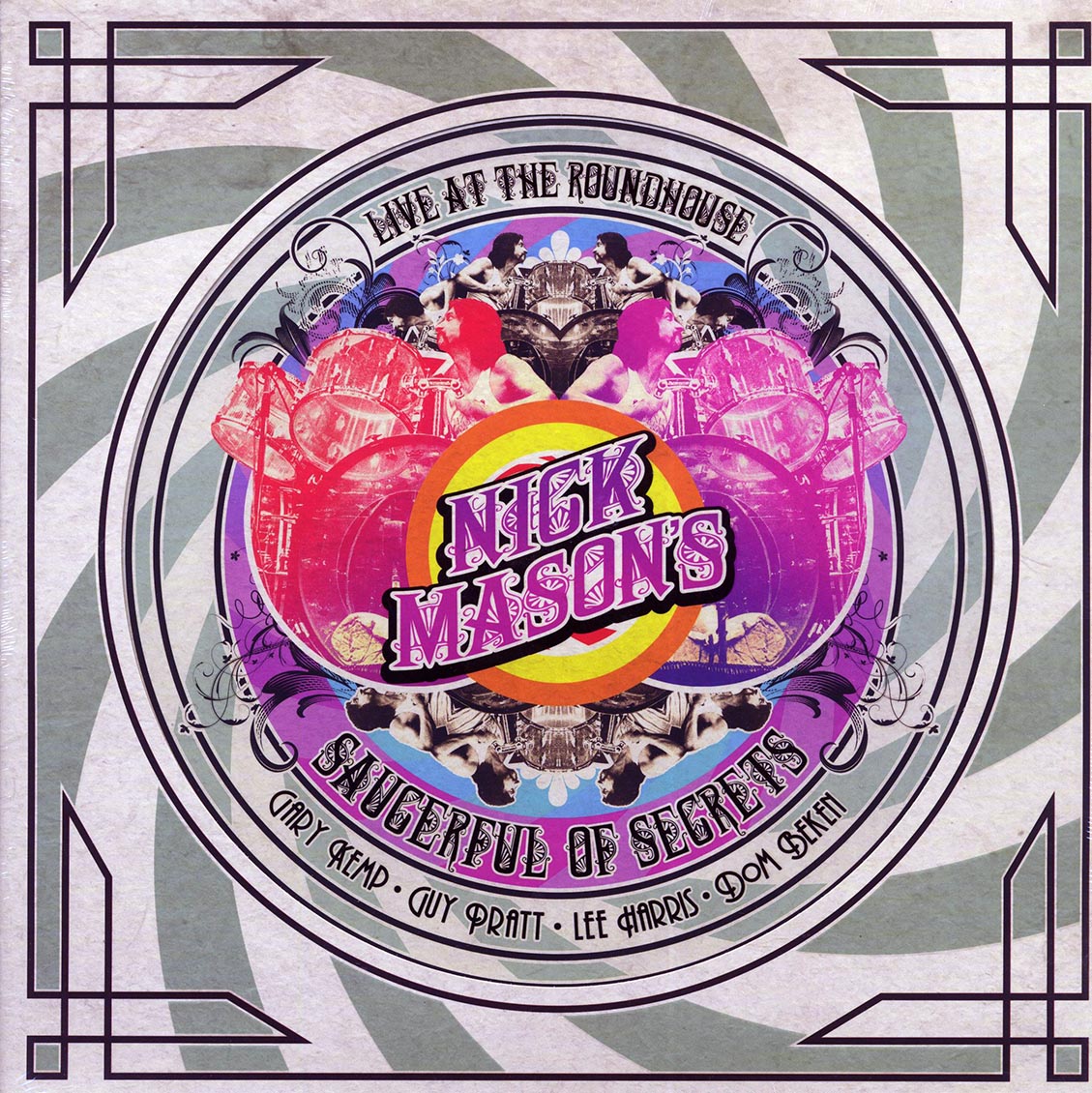 Nick Mason's Saucerful Of Secrets - Live At The Roadhouse (slipcase box set) (2xLP) vinyl LP front cover