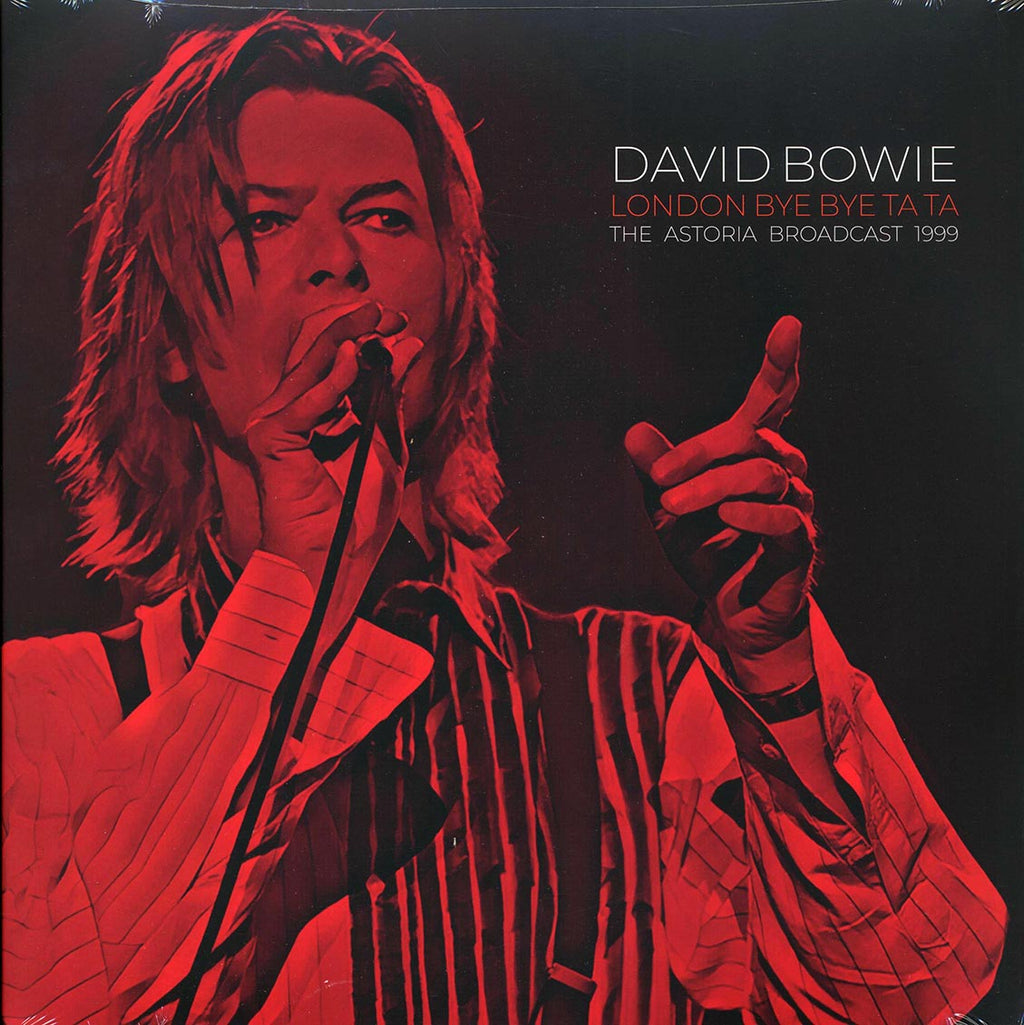David Bowie - London Bye Bye Ta Ta: The Astoria Broadcast 1999 (ltd. ed.) (2xLP) (clear vinyl) vinyl LP front cover