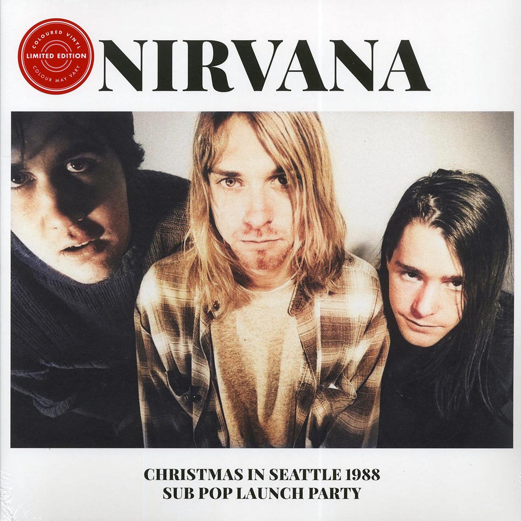 Nirvana - Christmas In Seattle 1988: Sub Pop Launch Party (ltd. ed.) (2xLP) (clear vinyl) vinyl LP front cover