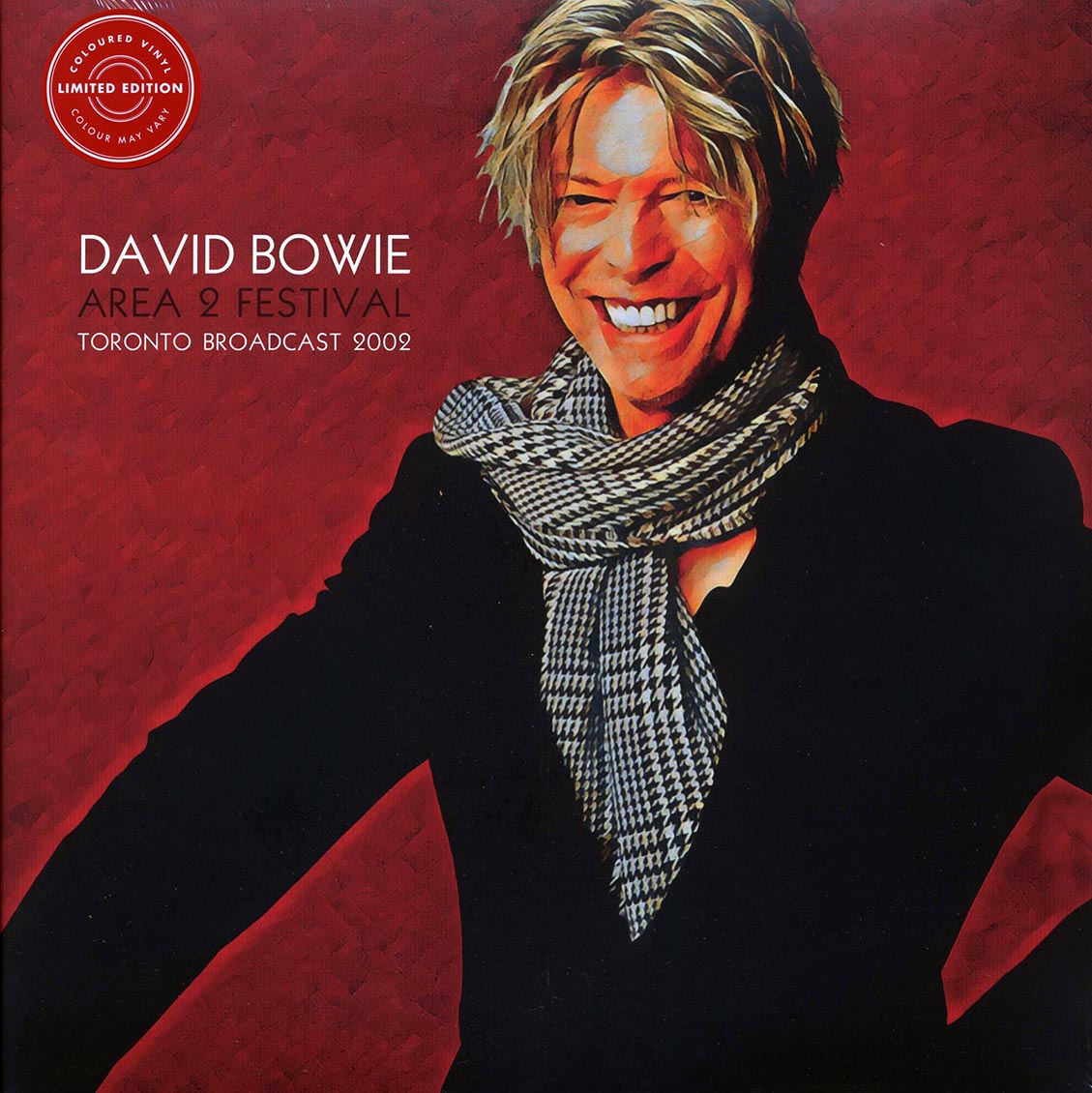 David Bowie - Area 2 Festival: Toronto Broadcast 2002 (ltd. ed.) (2xLP) (white vinyl) vinyl LP front cover