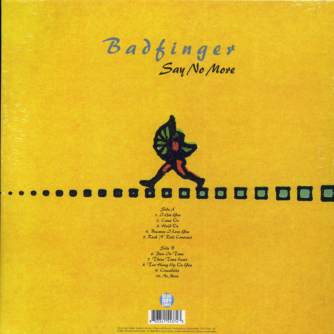 Badfinger - Say No More vinyl LP back cover