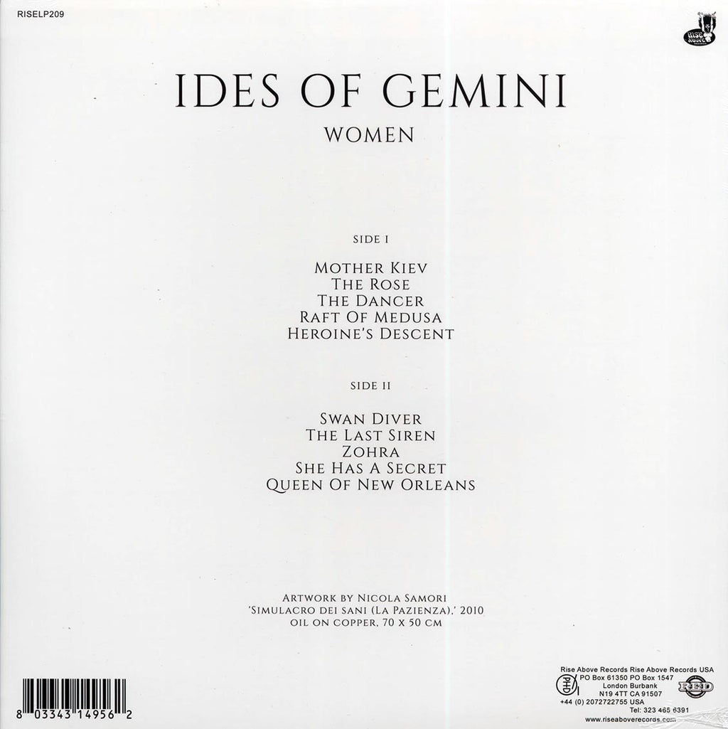 Ides Of Gemini - Women (180g) vinyl LP back cover