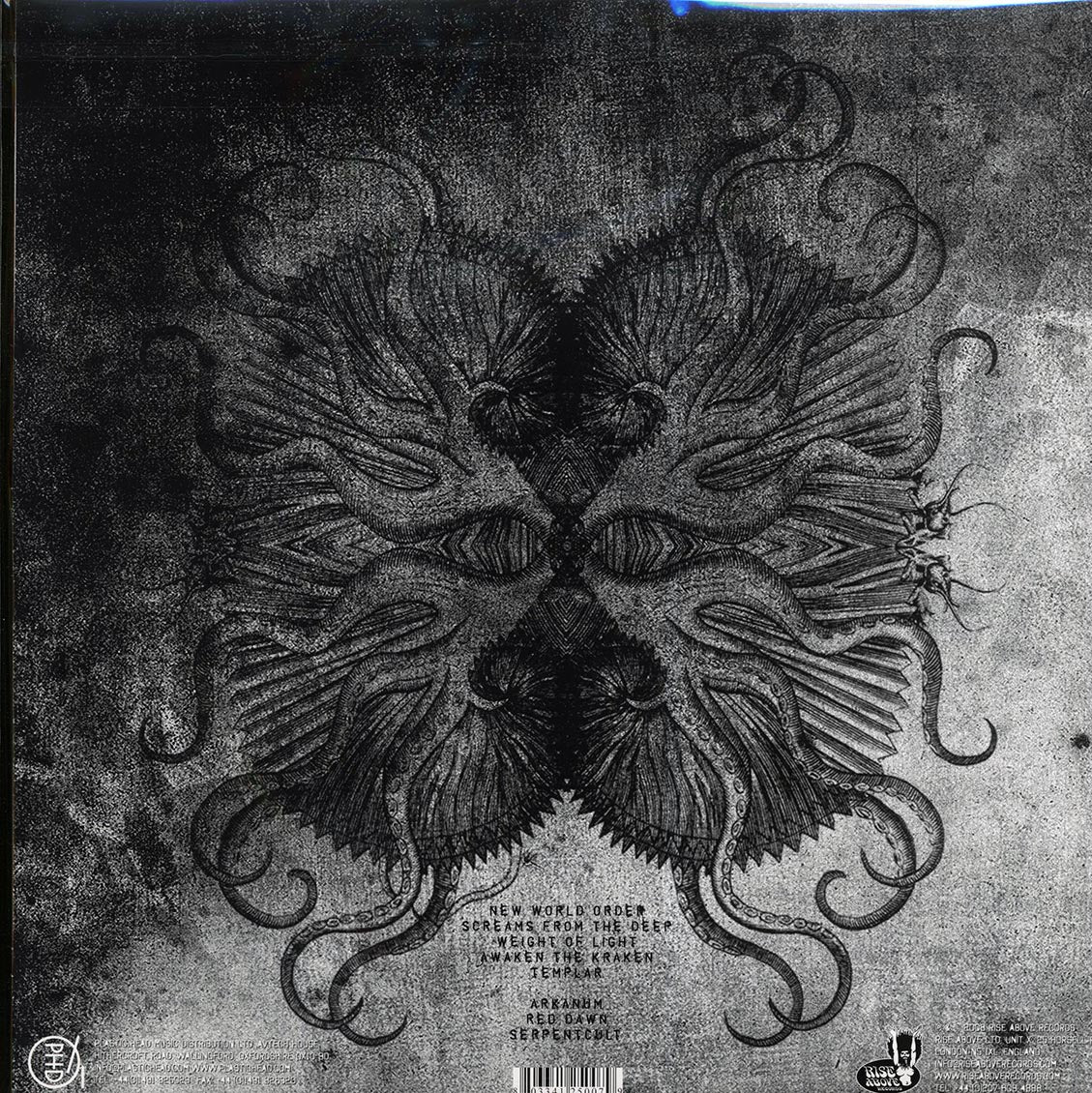 Serpentcult - Weight Of Light (ltd. ed.) (grey vinyl) vinyl LP back cover
