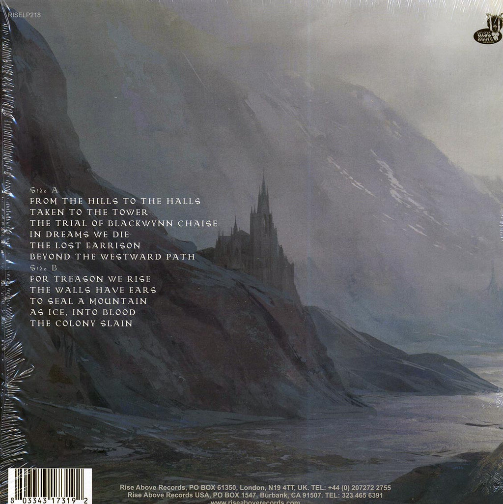 Age Of Taurus - The Colony Slain vinyl LP back cover