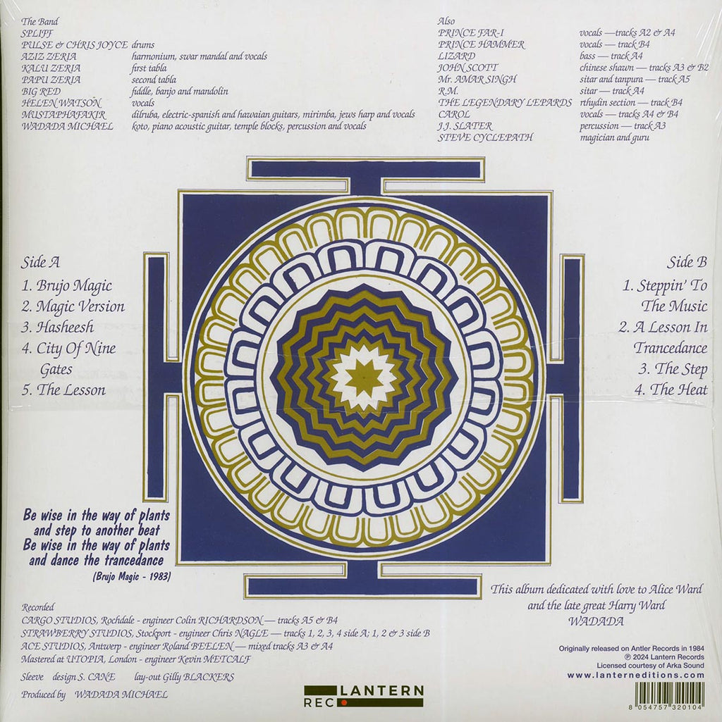 Suns Of Arqa, Prince Far I - Wadada Magic (RSD 2024) (ltd. ed.) (colored vinyl) vinyl LP back cover