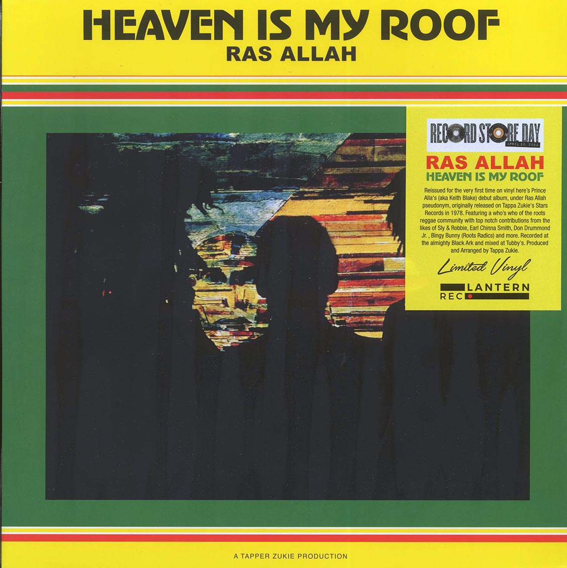 Ras Allah - Heaven Is My Roof (RSD 2024) (ltd. ed.) vinyl LP front cover