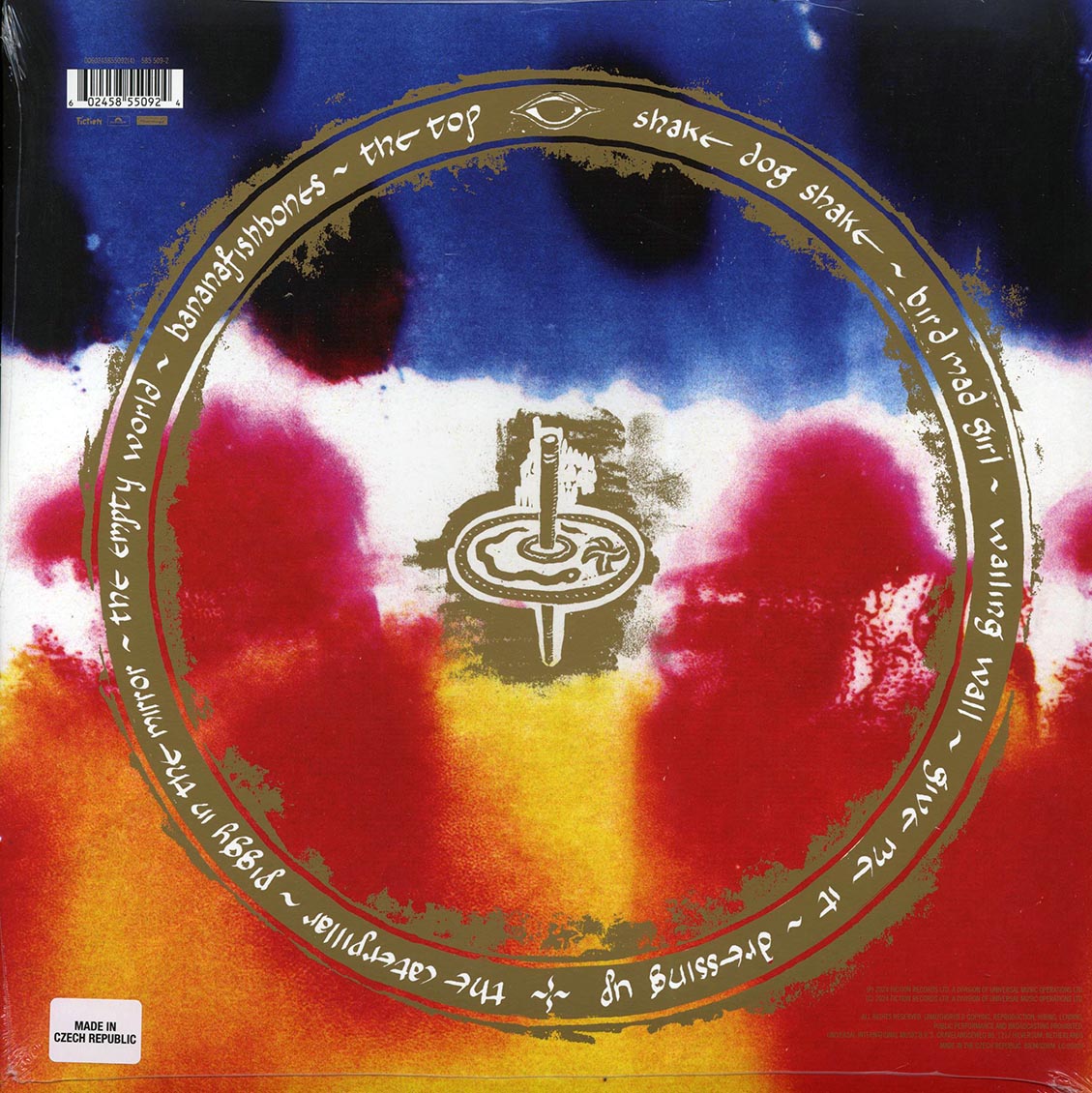 The Cure - The Top (40th Anniv. Ed.) (RSD 2024) (ltd. ed.) (remastered) (picture disc) vinyl LP back cover