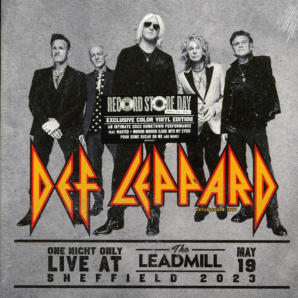 Def Leppard - One Night Only: Live At The Leadmill 2023 (RSD 2024) (ltd. ed.) (2xLP) (grey vinyl) vinyl LP front cover