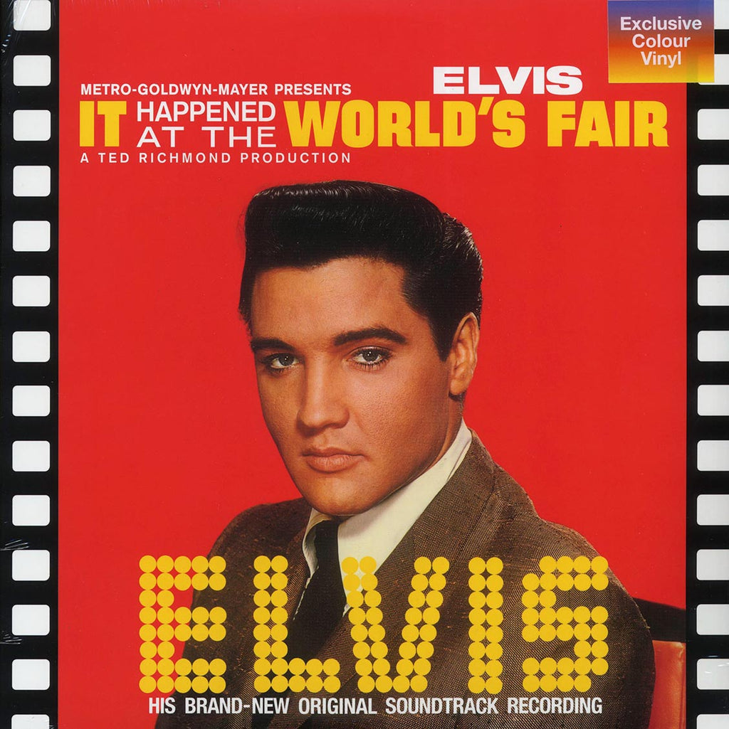 Elvis Presley - It Happened At The World's Fair (orange vinyl) vinyl LP front cover