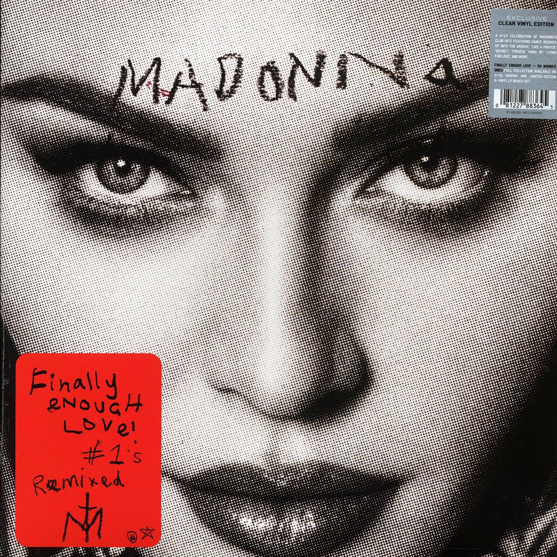 Madonna - Finally Enough Love (ltd. ed.) (2xLP) (remastered) (clear vinyl) vinyl LP front cover