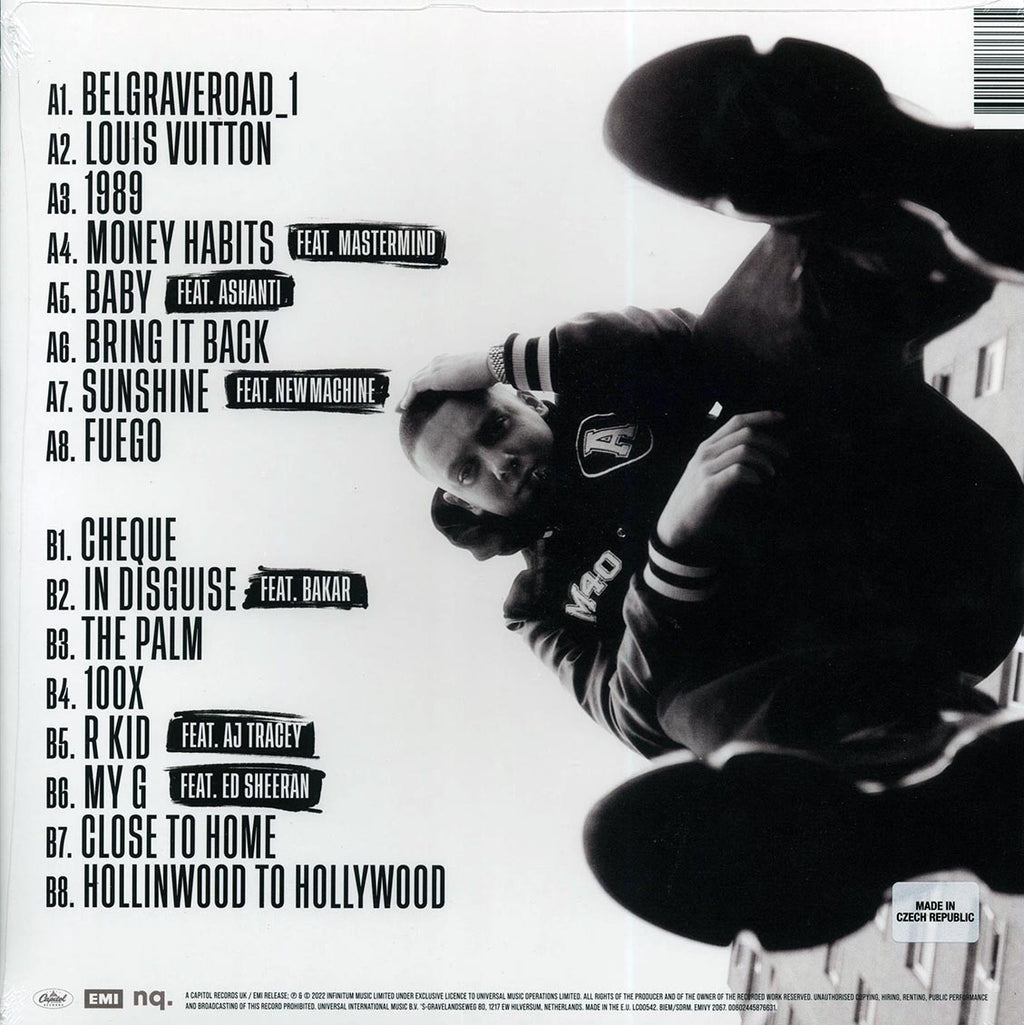 Aitch - Close To Home (ltd. ed.) (colored vinyl) vinyl LP back cover