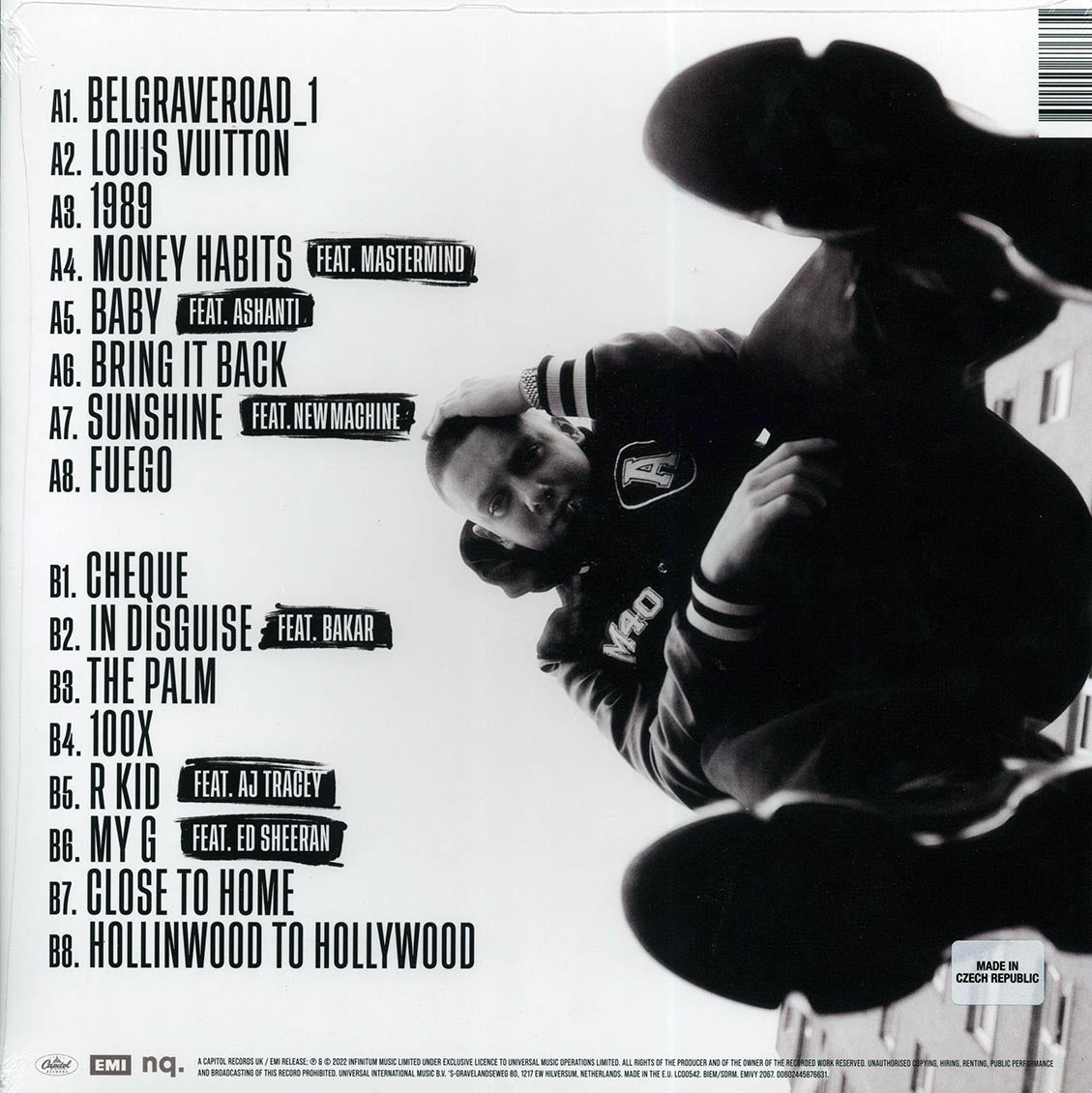 Aitch - Close To Home (ltd. ed.) (colored vinyl) vinyl LP back cover