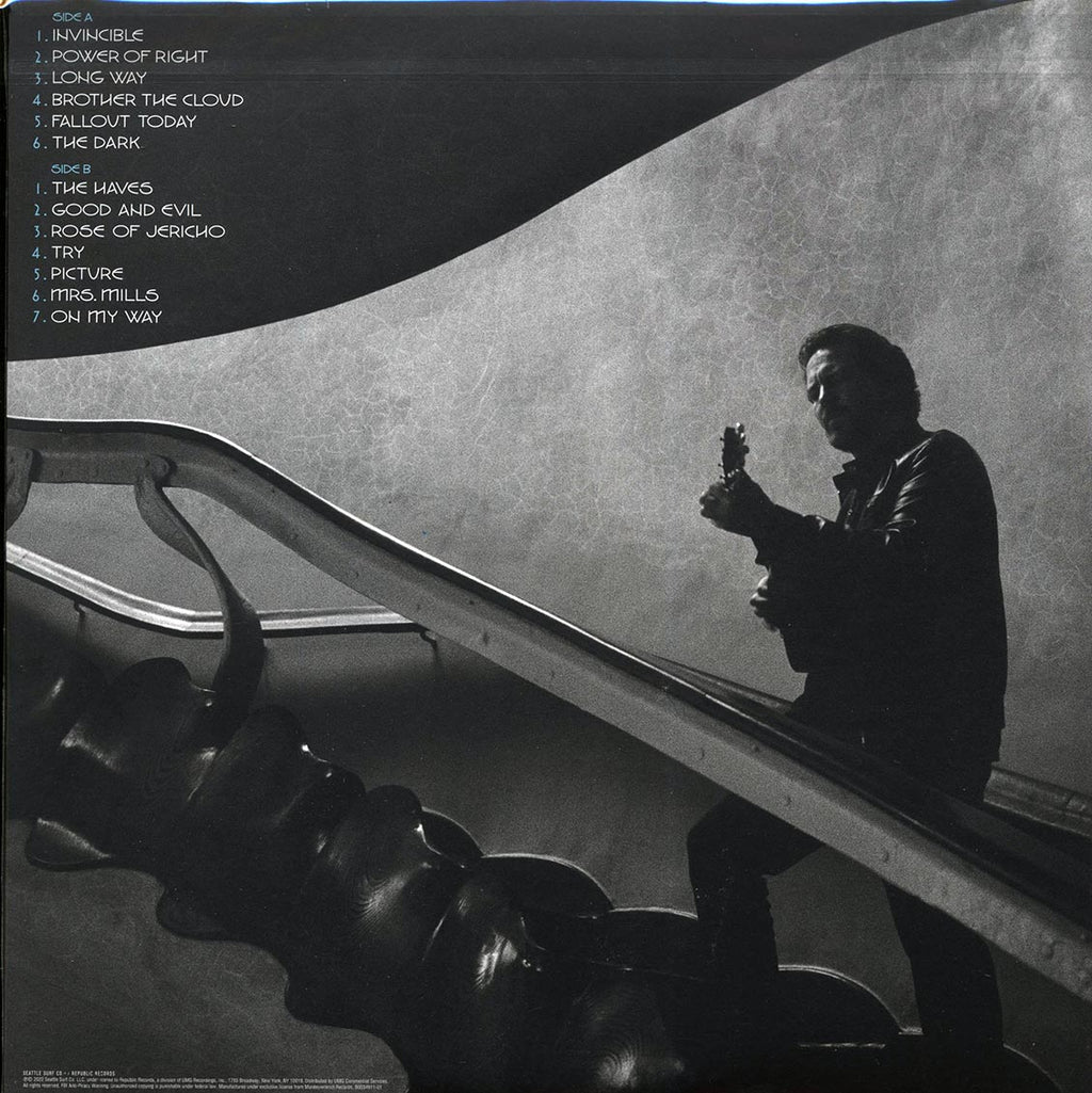 Eddie Vedder - Earthling vinyl LP back cover