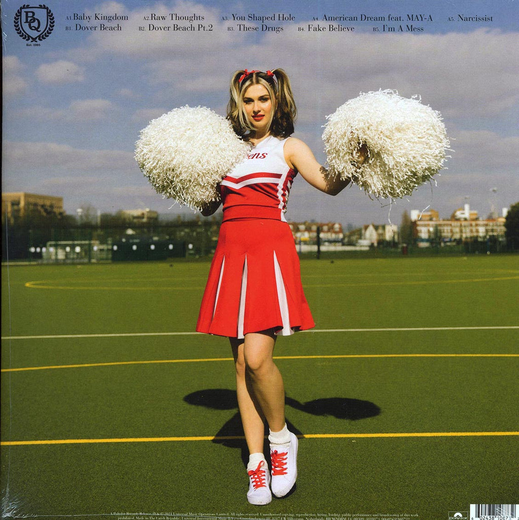 Baby Queen - The Yearbook (blue vinyl) vinyl LP back cover
