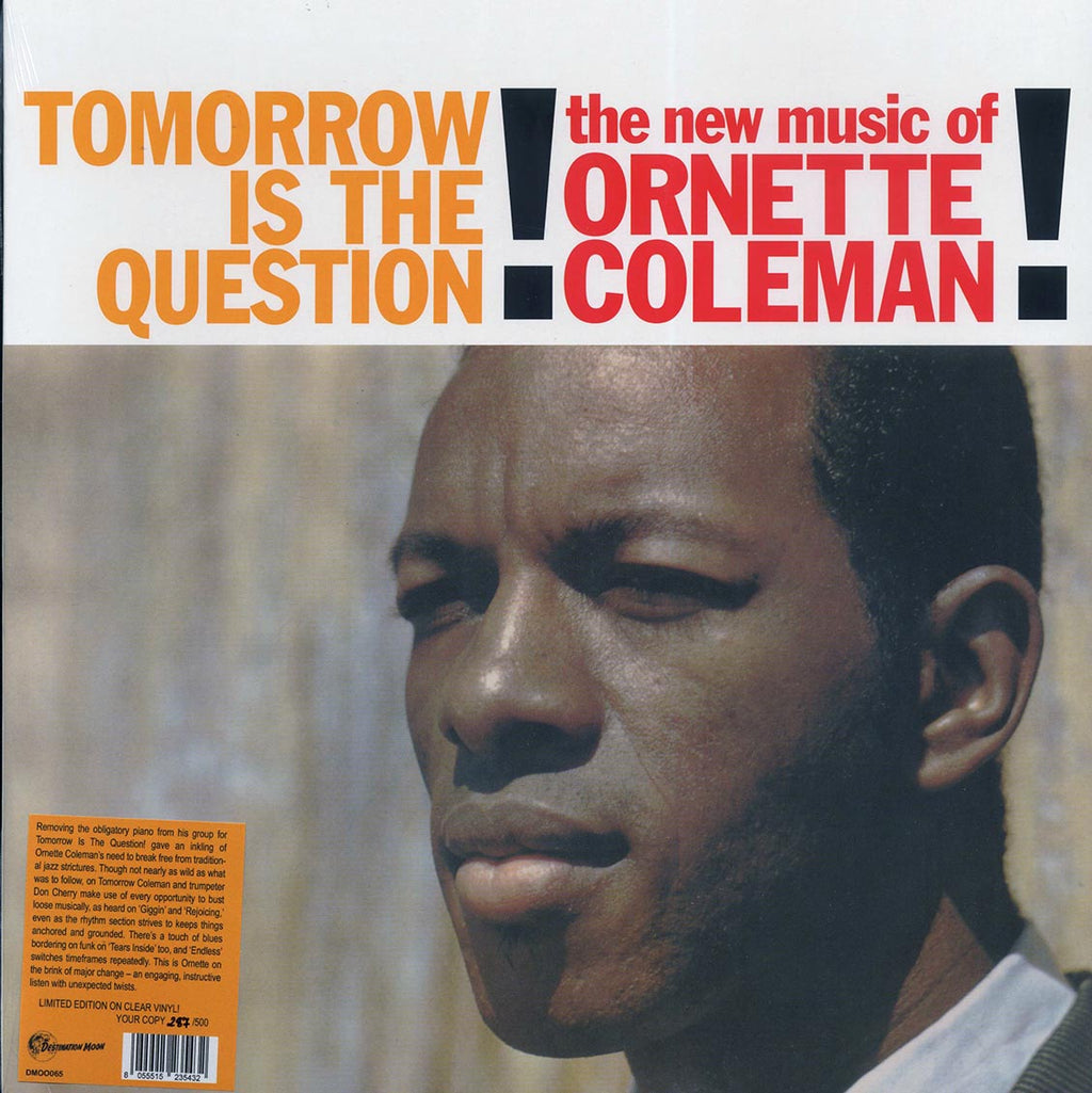 Ornette Coleman - Tomorrow Is The Question (ltd. 500 copies made) (clear vinyl) vinyl LP front cover