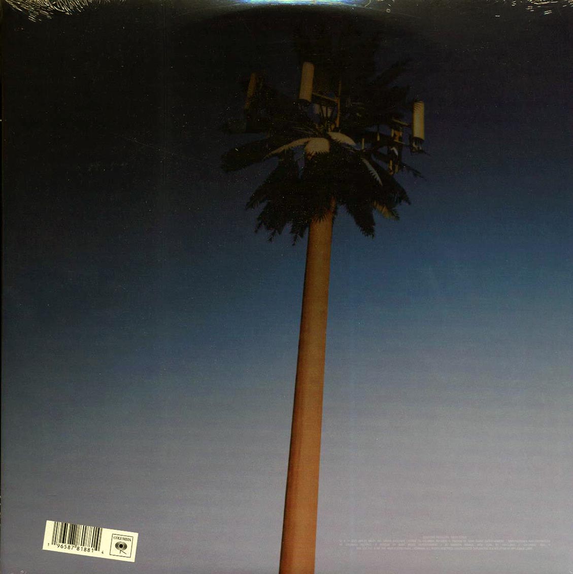 Miley Cyrus - Endless Summer Vacation (ltd. ed.) (white vinyl) vinyl LP back cover