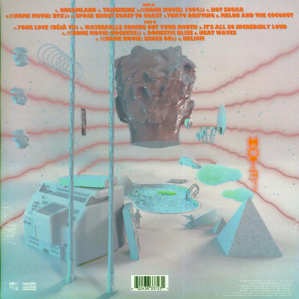 Glass Animals - Dreamland (ltd. ed.) (green vinyl) vinyl LP back cover