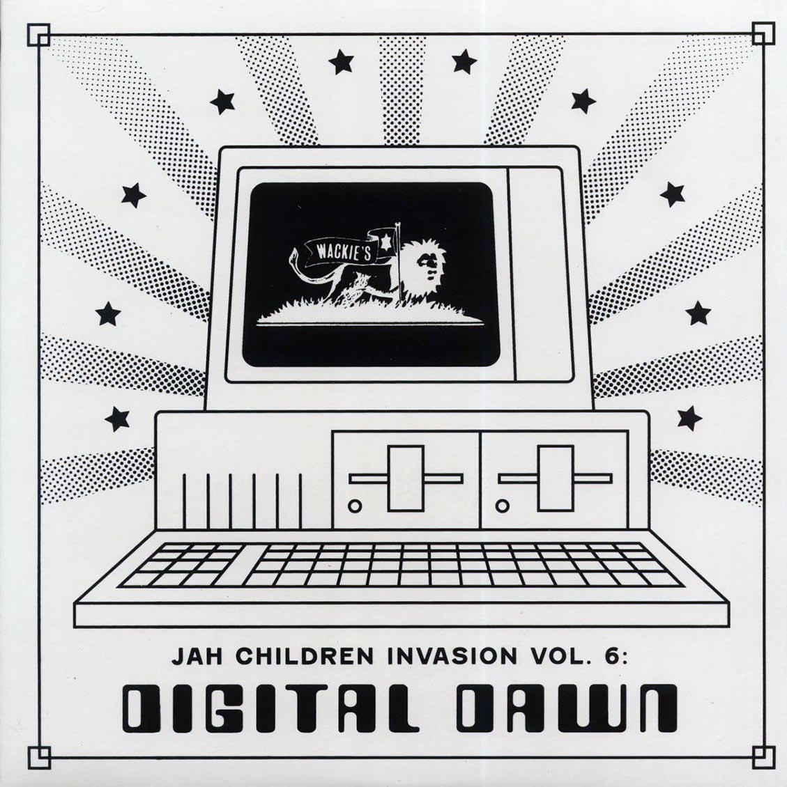Horace Andy, Jackie Mittoo, Wayne Chin, Chosen Brothers, Milton Henry, Etc. - Jah Children Invasion Volume 6: Digital Dawn vinyl LP front cover