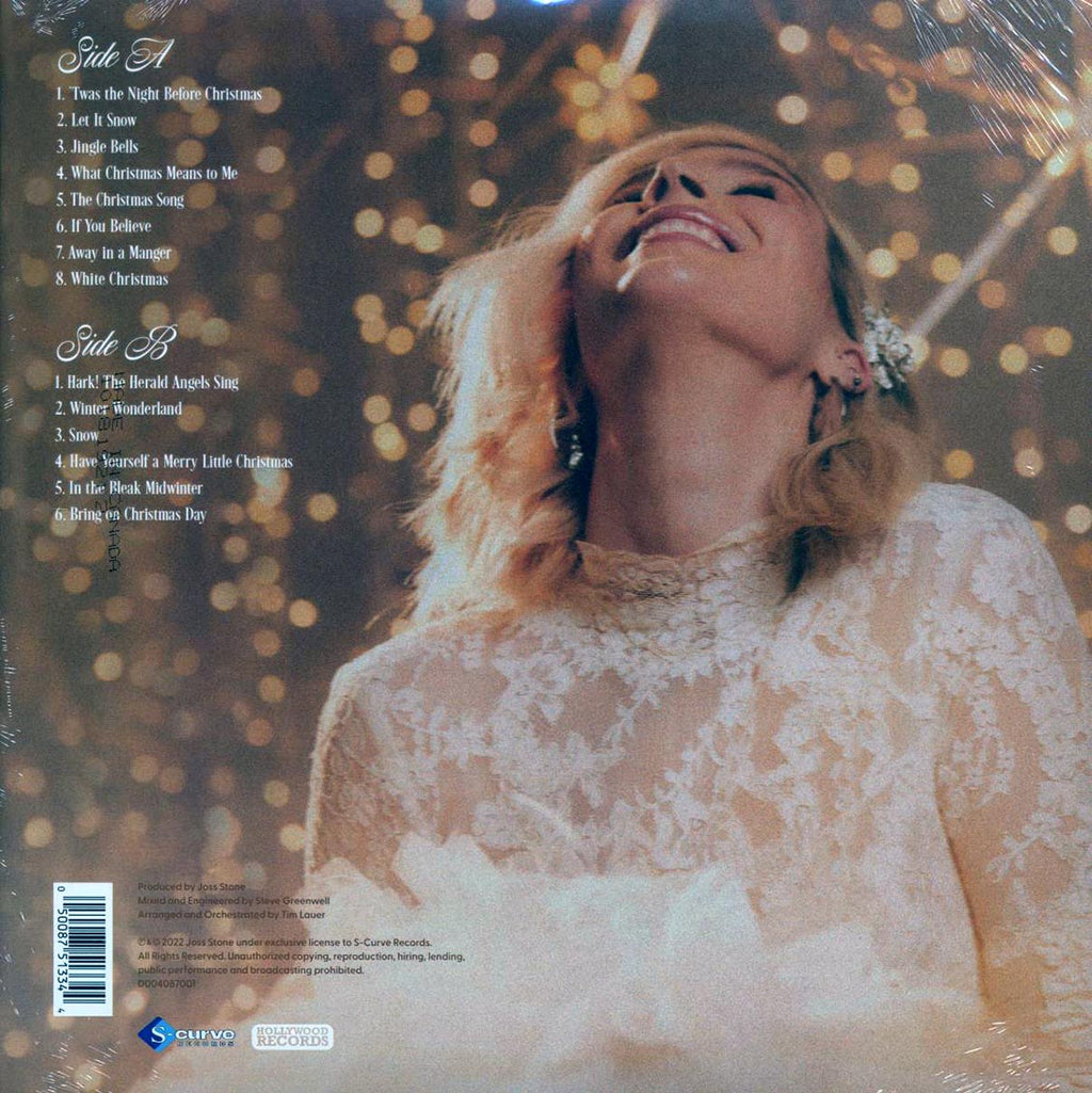 Joss Stone - Merry Christmas, Love vinyl LP back cover