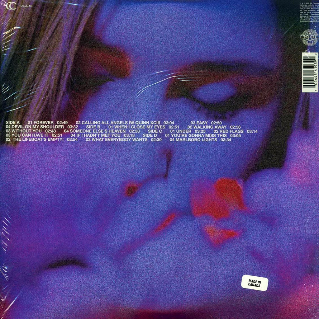 Chelsea Cutler - When I Close My Eyes (+3 bonus tracks) (2xLP) (deluxe edition) (clear vinyl) vinyl LP back cover