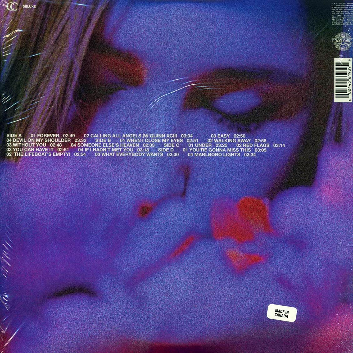 Chelsea Cutler - When I Close My Eyes (+3 bonus tracks) (2xLP) (deluxe edition) (clear vinyl) vinyl LP back cover