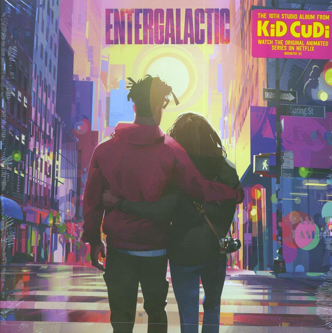 Kid Cudi - Entergalactic vinyl LP front cover