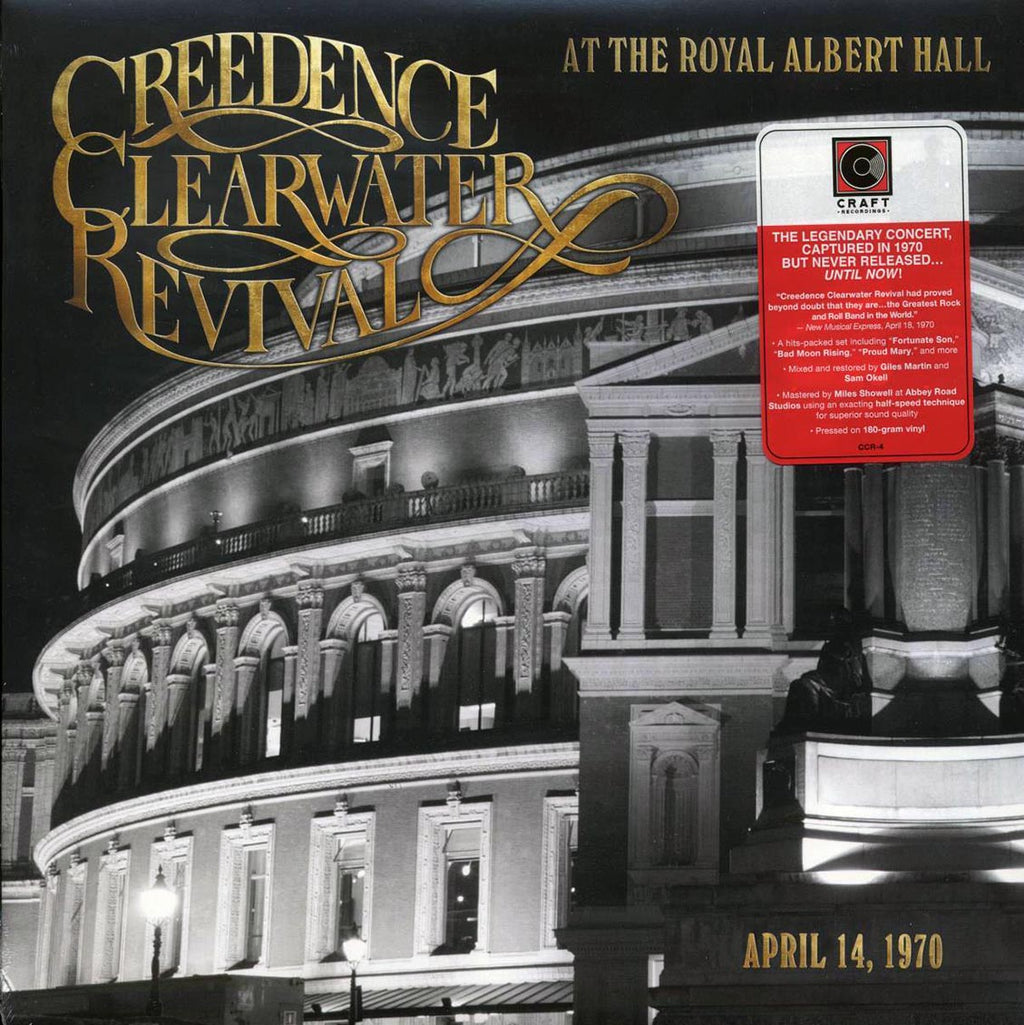 Creedence Clearwater Revival - At The Royal Albert Hall, April 14, 1970 (180g) vinyl LP front cover