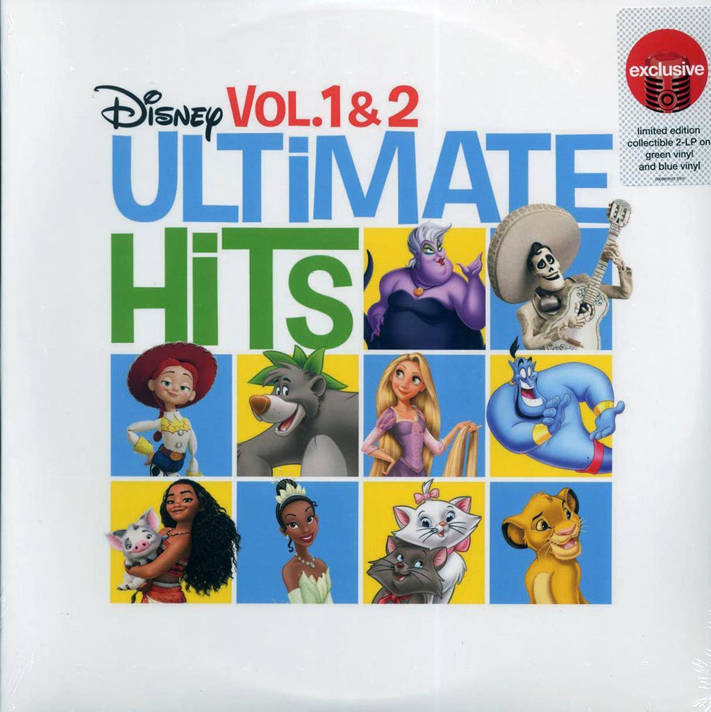 Jerry Goldsmith, Elton John, Randy Newman, Julie Andrews, Dick Van Dyke, Sarah McLachlan, Etc. - Disney Ultimate Hits Volumes 1 & 2 (ltd. ed.) (2xLP) (colored vinyl) vinyl LP front cover