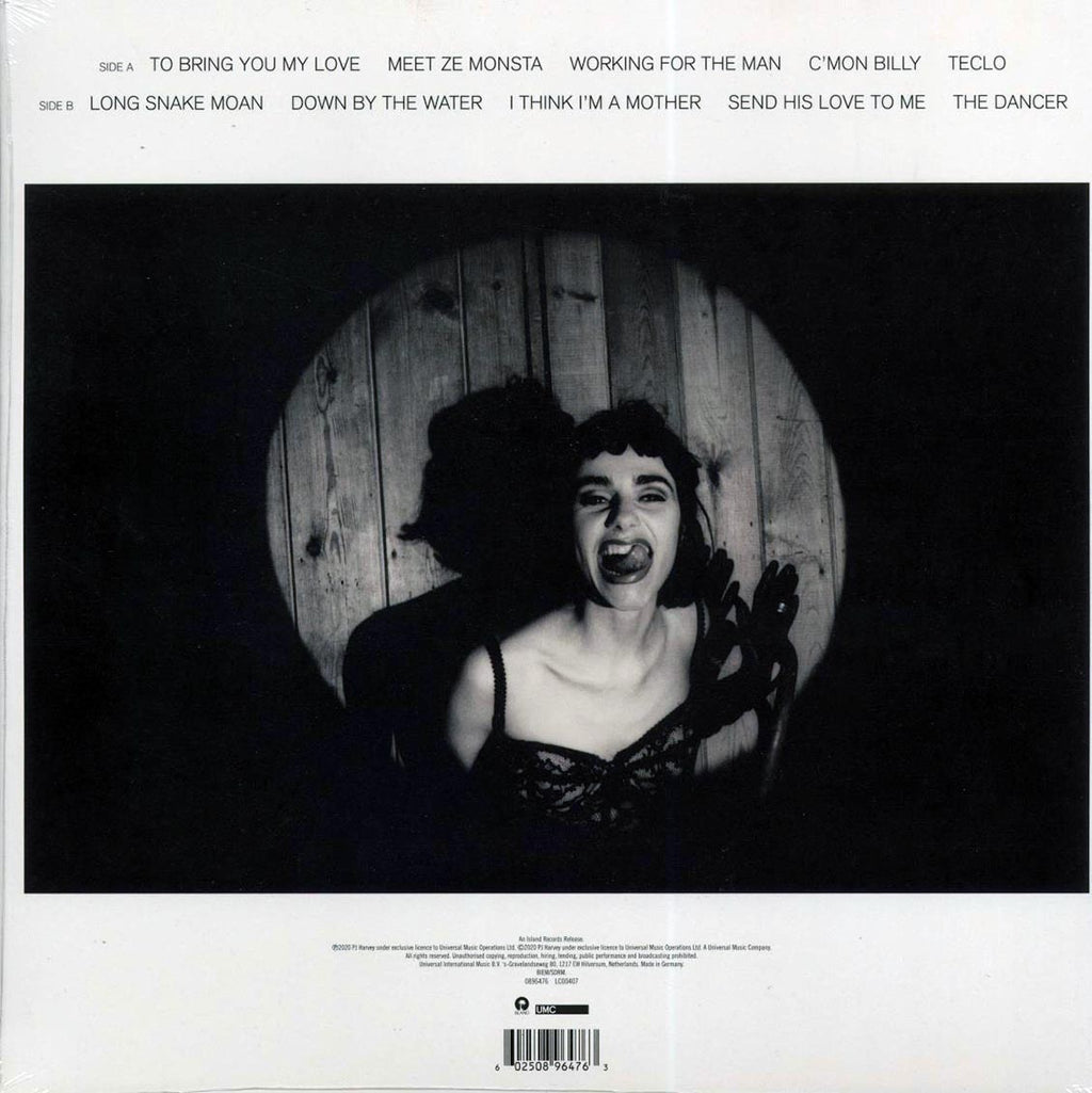 PJ Harvey - To Bring You My Love: Demos (180g) vinyl LP back cover