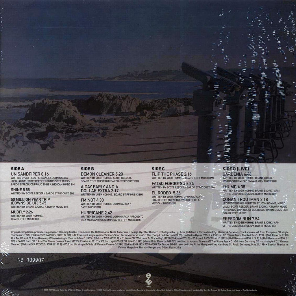 Kyuss - Muchas Gracias: The Best Of Kyuss (ltd. ed.) (numbered ltd.ed.) (2xLP) (blue vinyl) vinyl LP back cover