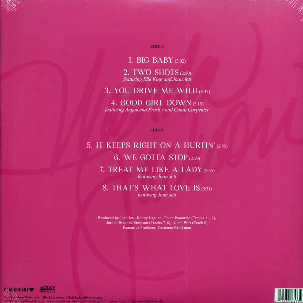 Wanda Jackson - Encore (red vinyl) vinyl LP back cover