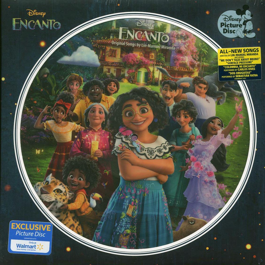 Various - Encanto: Original Songs By Lin-Manuel Miranda (Disney) (picture disc) vinyl LP front cover