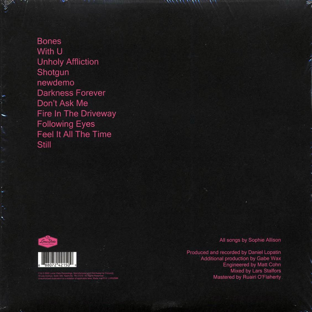 Soccer Mommy - Sometimes, Forever vinyl LP back cover