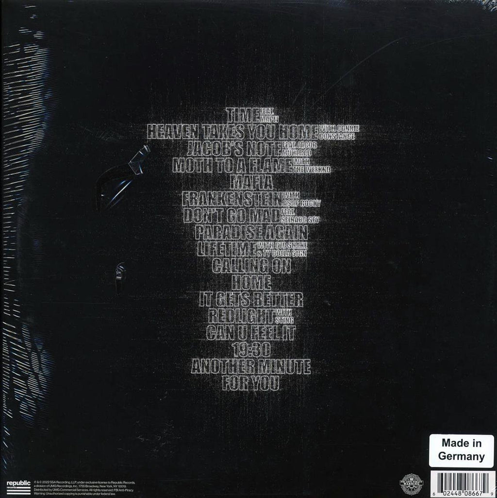 Swedish House Mafia - Paradise Again (2xLP) vinyl LP back cover