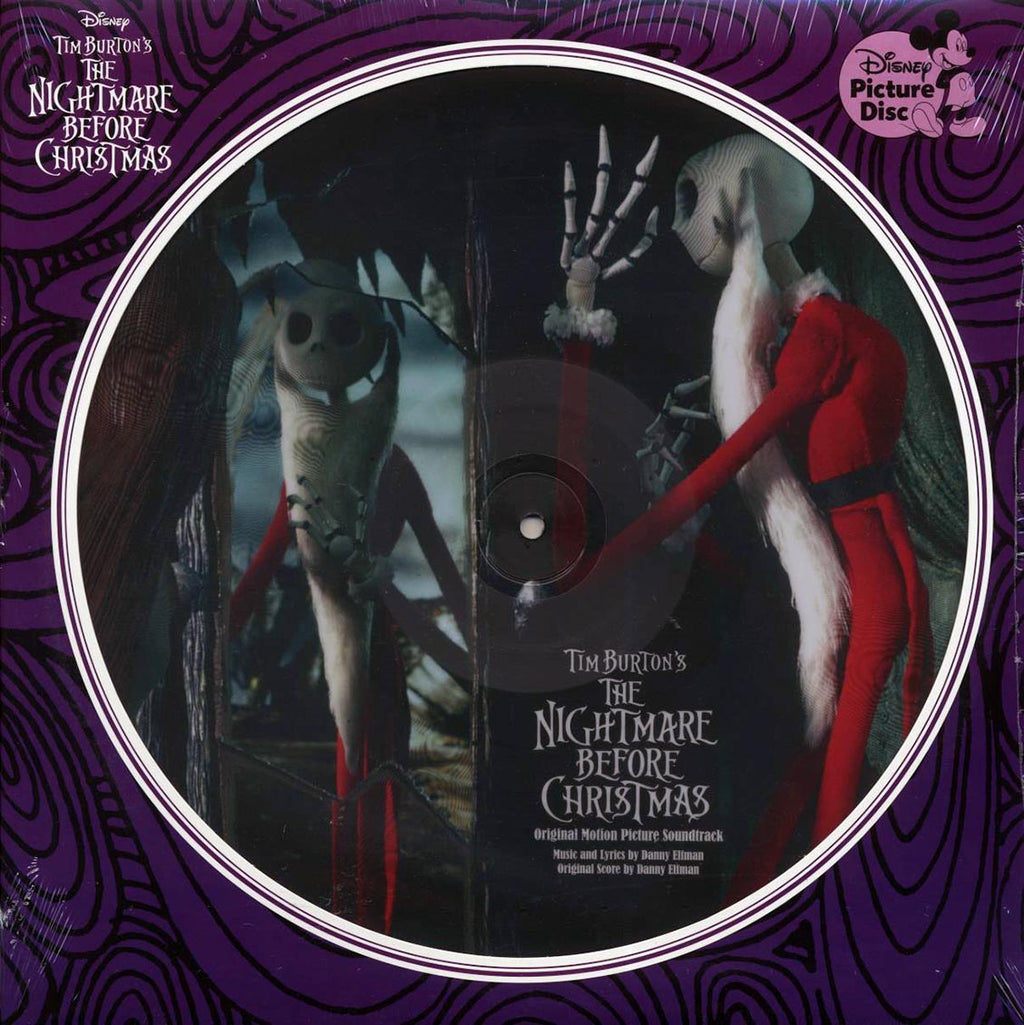 Danny Elfman - Tim Burton's The Nightmare Before Christmas (Original Motion Picture Soundtrack) (ltd. ed.) (2xLP) (picture disc) vinyl LP front cover