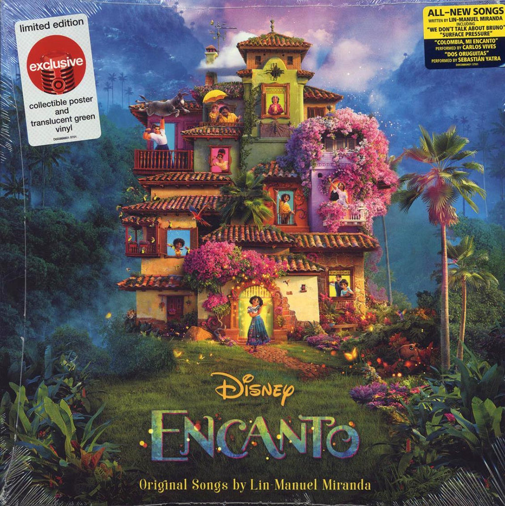 Various - Encanto: Original Songs By Lin-Manuel Miranda (Disney) (ltd. ed.) (green vinyl) vinyl LP front cover