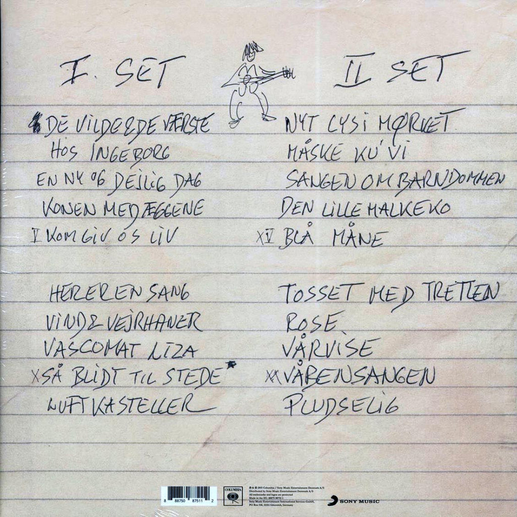 Sebastian - Sa Blidt Til Stede (2xLP) vinyl LP back cover