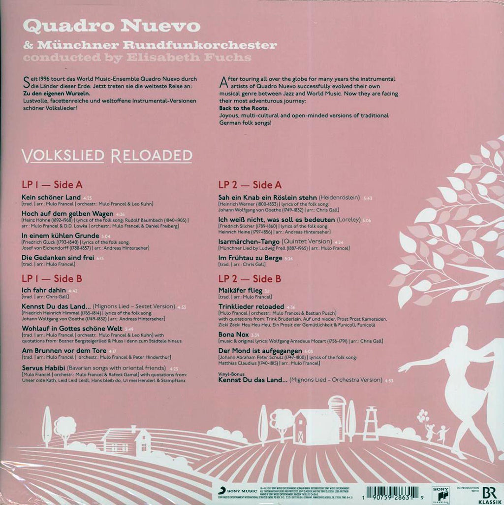 Quadro Nuevo - Volkslied Reloaded (2xLP) vinyl LP back cover