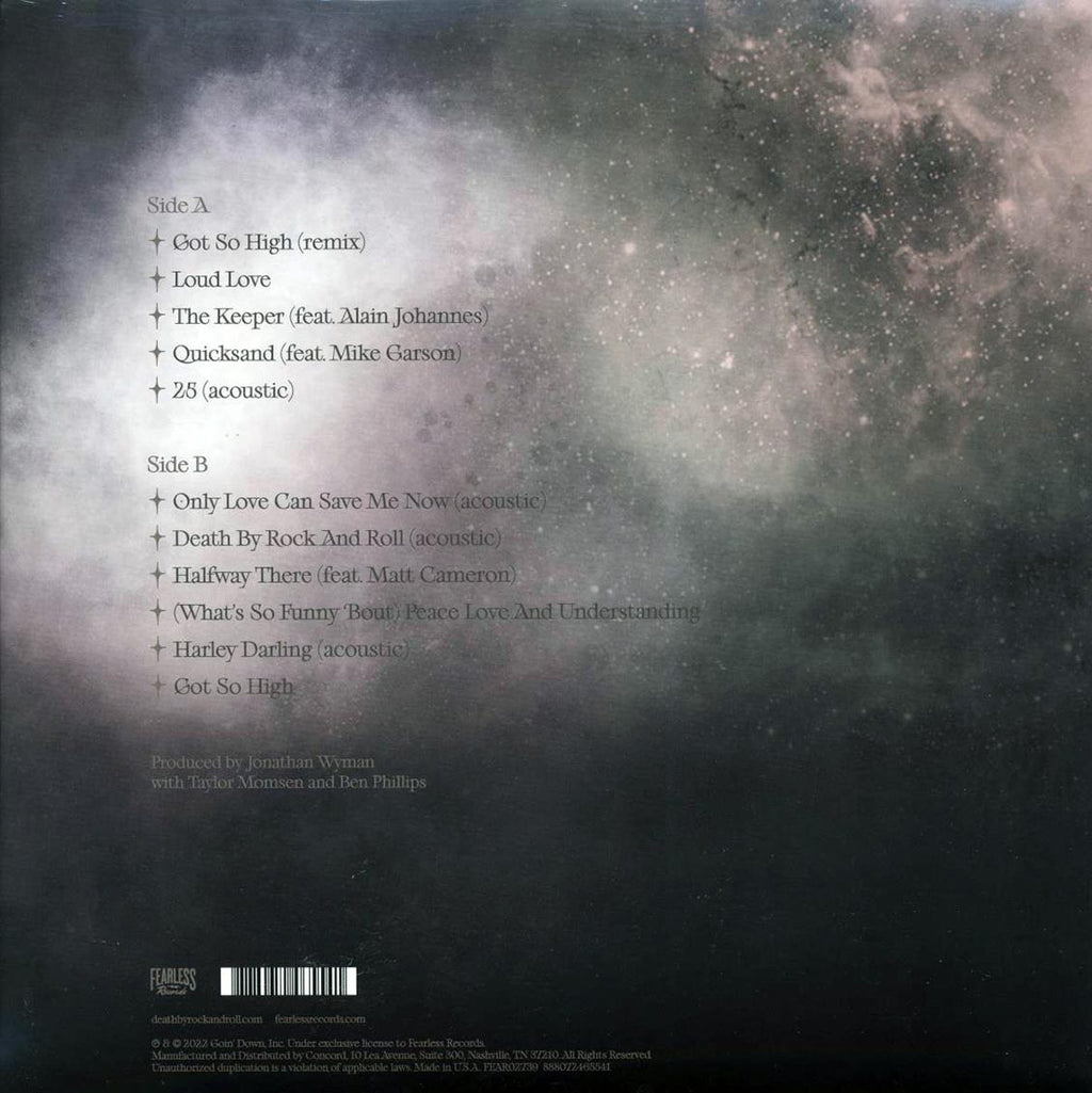 The Pretty Reckless - Other Worlds vinyl LP back cover