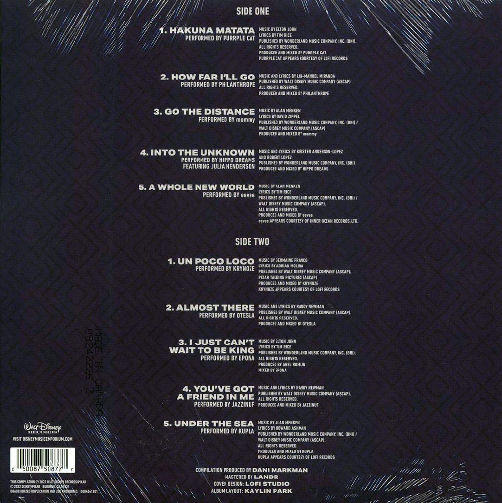 Various - Lofi Minnie: Focus (purple vinyl) vinyl LP back cover