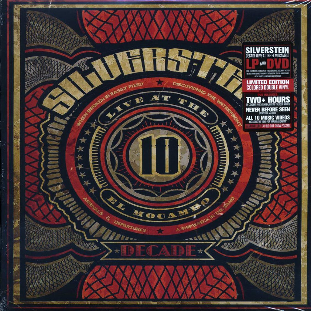 Silverstein - Decade: Live At The El Mocambo (2xLP) (colored vinyl) (incl. DVD) vinyl LP front cover