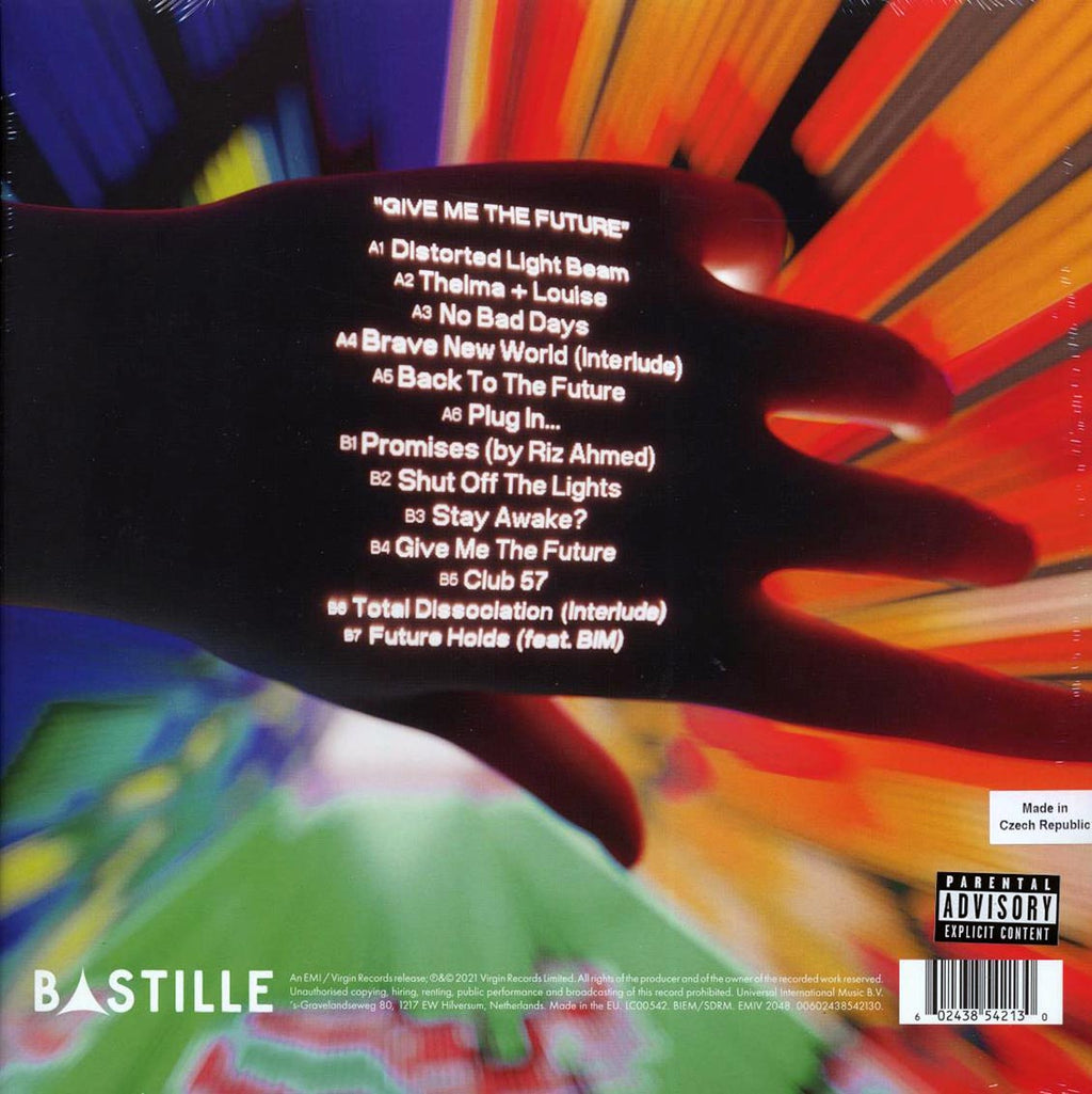 Bastille - Give Me The Future (180g) vinyl LP back cover