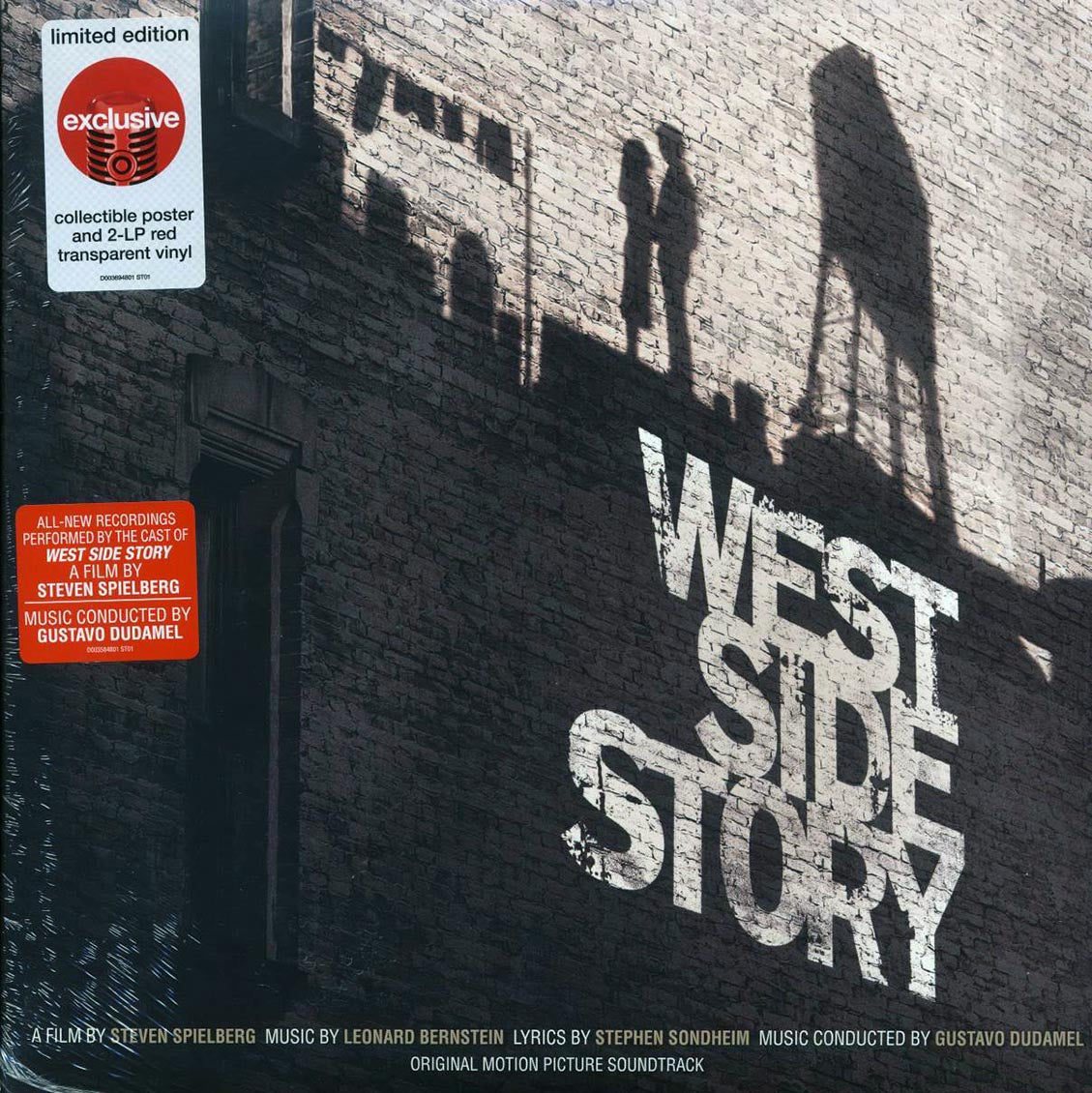 Leonard Bernstein, Gustavo Dudamel - West Side Story: Original Motion Picture Soundtrack (2xLP) (red vinyl) vinyl LP front cover