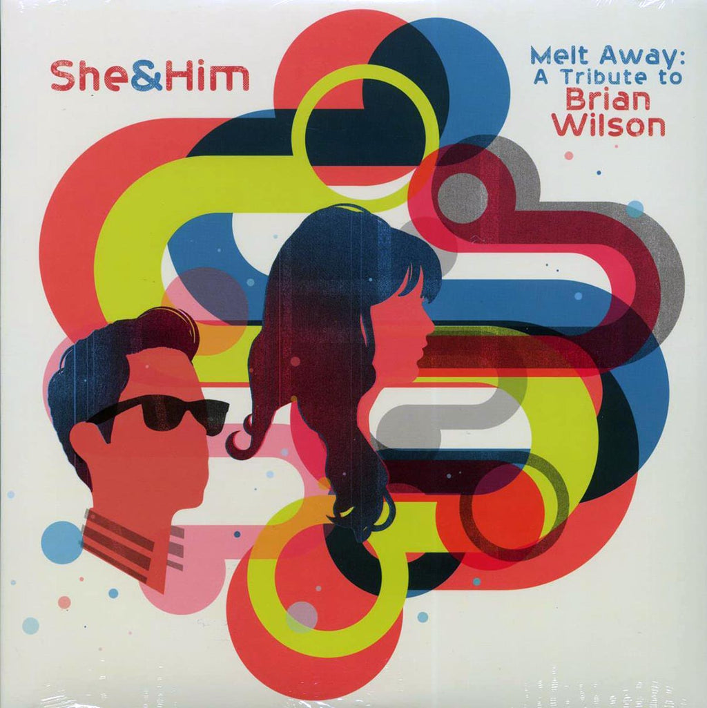 She & Him - Melt Away: A Tribute To Brian Wilson vinyl LP front cover