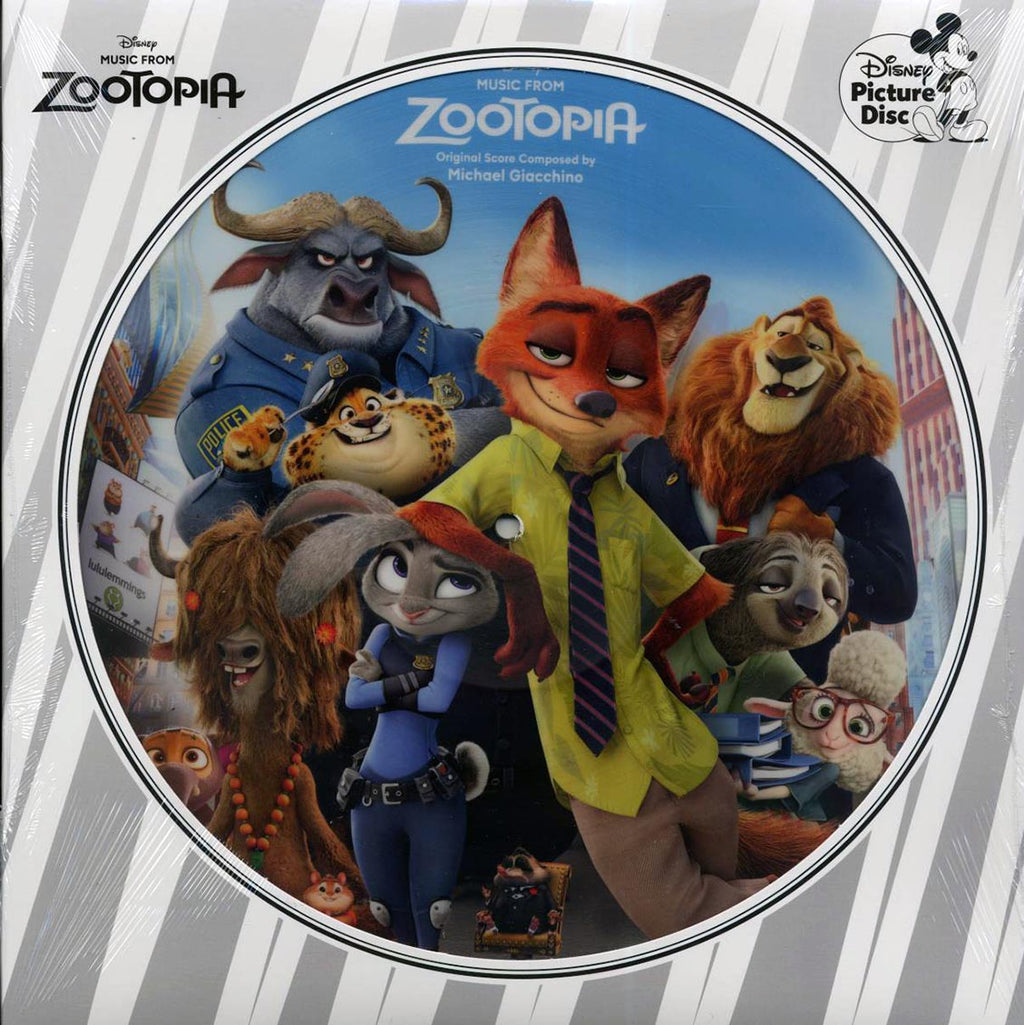 Michael Giacchino - Music From Zootopia: Original Score (picture disc) vinyl LP front cover