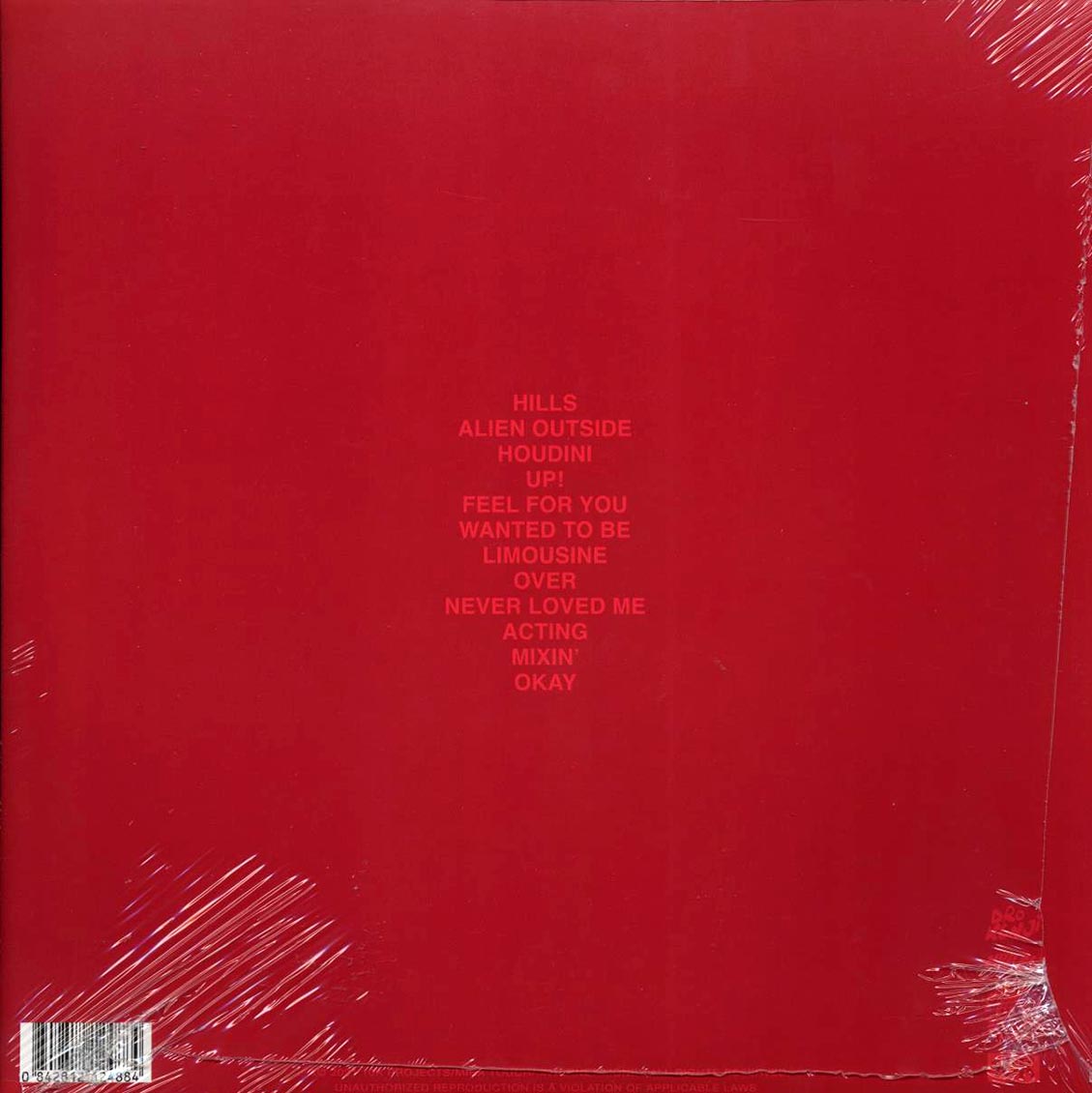 Dro Kenji - Race Me To Hell (pink vinyl) vinyl LP back cover