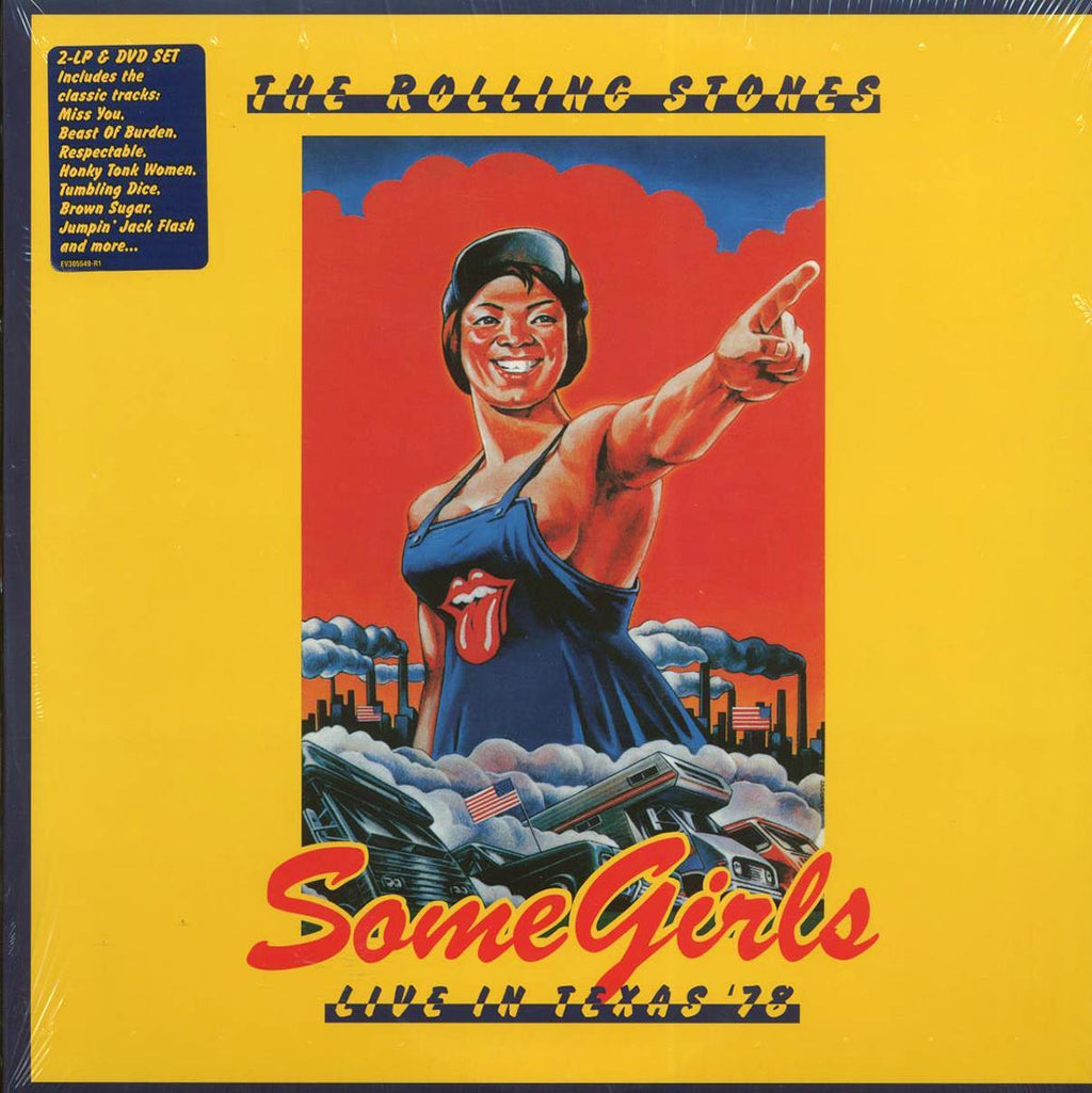 The Rolling Stones - Some Girls: Live In Texas '78 (2xLP) (incl. DVD) vinyl LP front cover