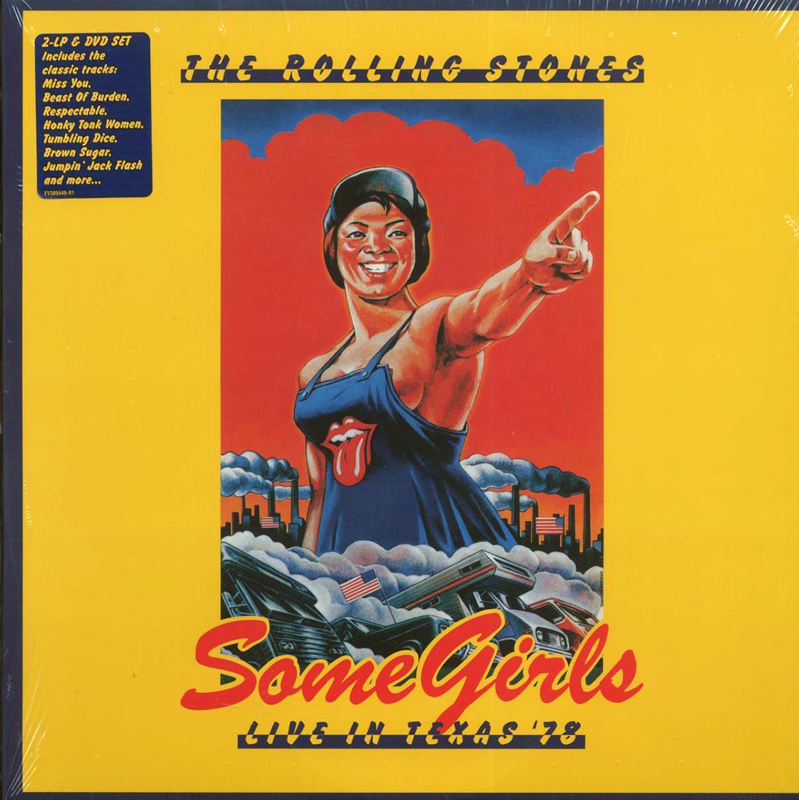 The Rolling Stones - Some Girls: Live In Texas '78 (2xLP) (incl. DVD) vinyl LP front cover