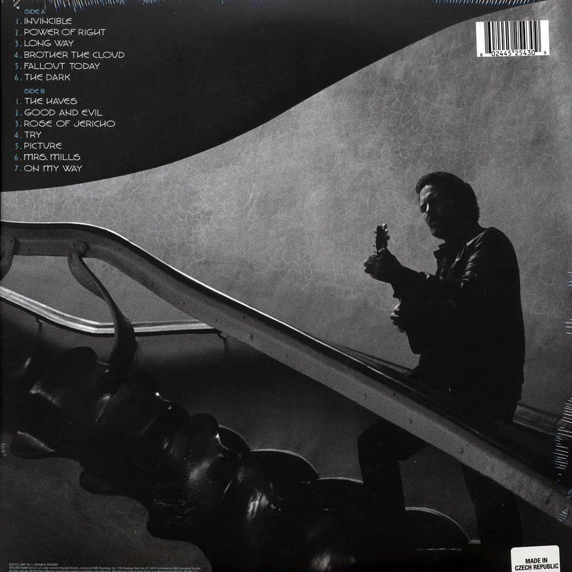 Eddie Vedder - Earthling (colored vinyl) vinyl LP back cover