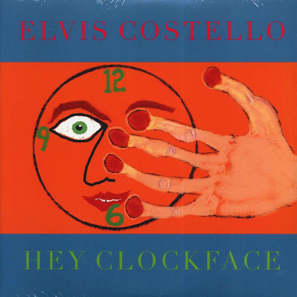 Elvis Costello - Hey Clockface (2xLP) vinyl LP front cover